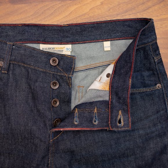 Raleigh Denim Workshop Graham: Selvage Raw in New American - Size 30 - Picture 5 of 11